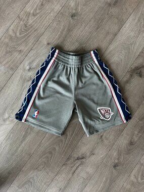 New Jersey Nets Throwback Authentic Shorts